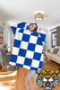 Cozy Fan Fleece – Oversized Blanket Sweatshirt 🏈💖